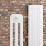 TS3-1800-11-W-TH - Cara White 3 Column Vertical Radiator H1800 x W530 TS3-1800-11-W-TH - Cara White 3 Column Vertical Radiator H1800 x W530